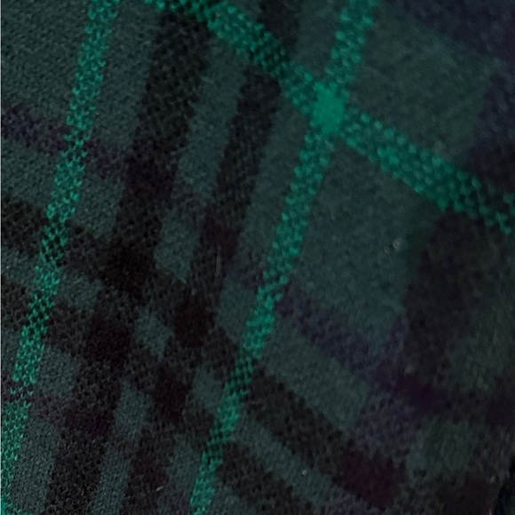 NWT Talbots Wool Blend Plaid Open Front Long Cardigan Sweater Jacket Size L - Picture 2 of 12